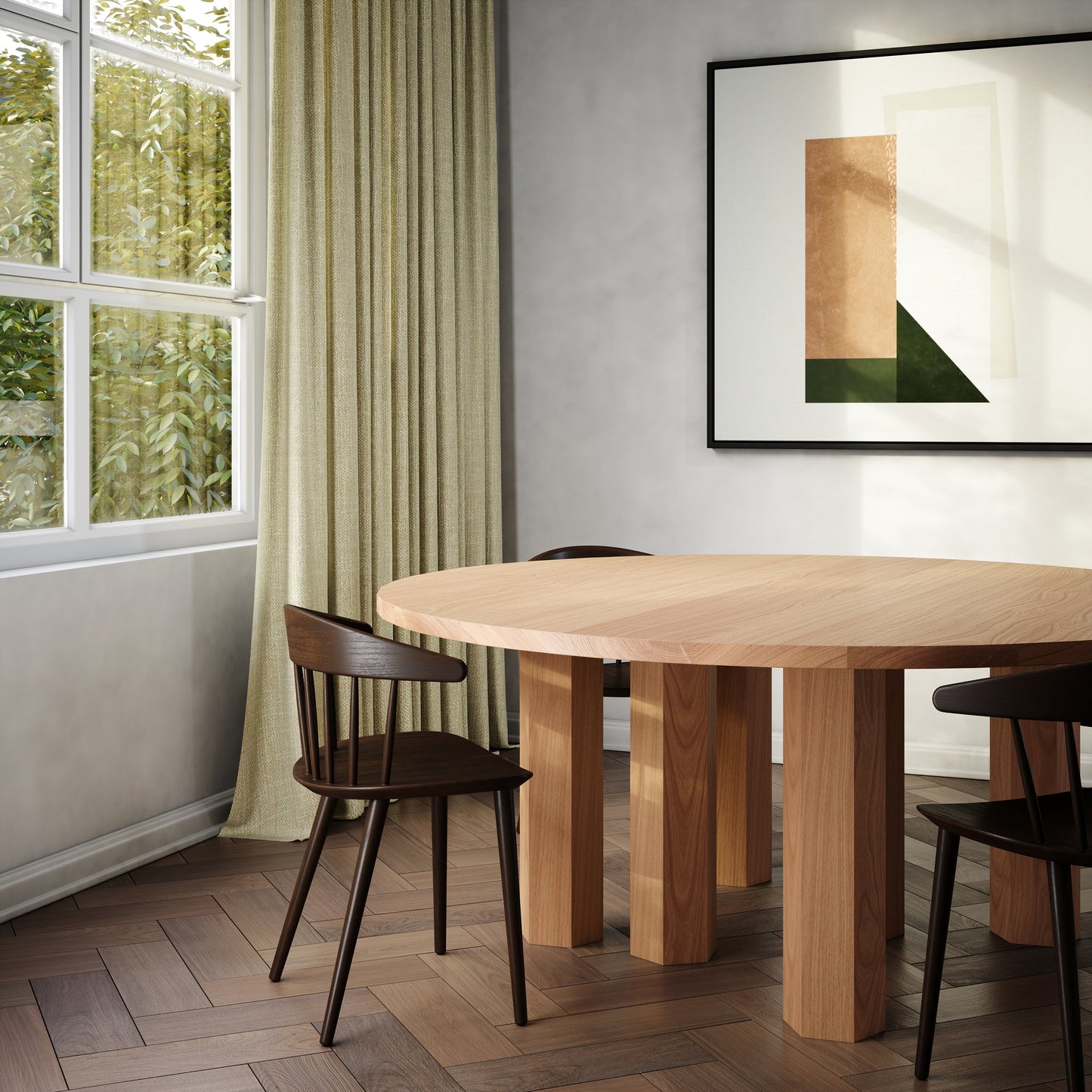 Pier Round Dining Table