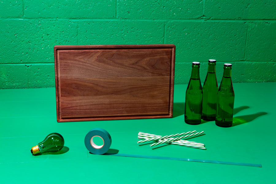 Solid Wood Cutting Board (w/ juice groove)