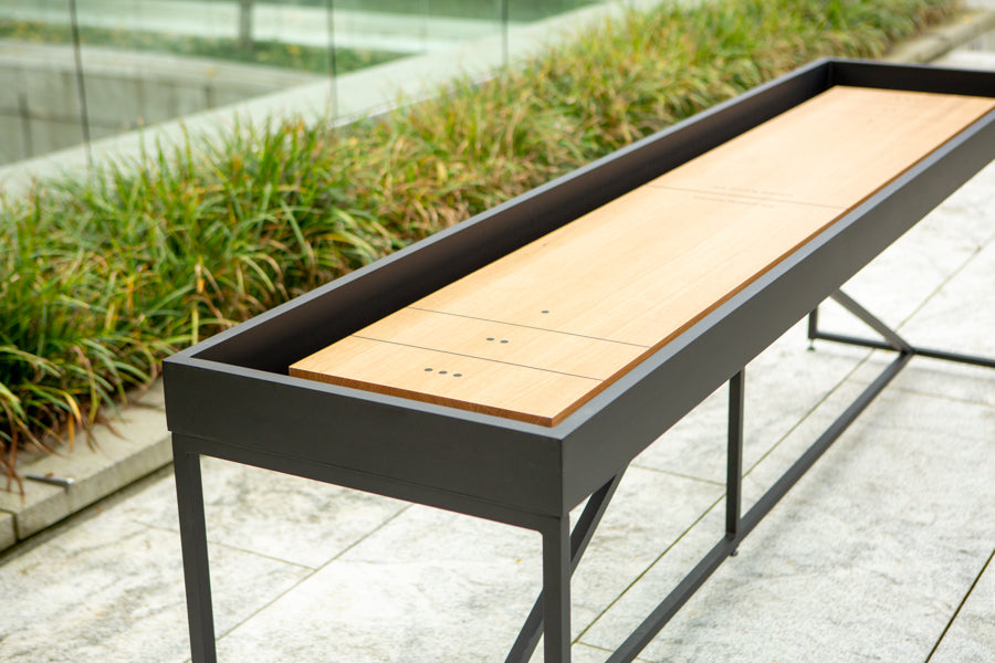 The Break Outdoor Shuffleboard Table