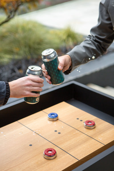 The Break Outdoor Shuffleboard Table