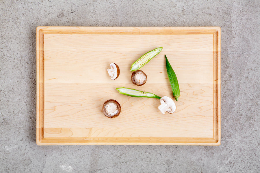 Solid Wood Cutting Board (w/ juice groove)