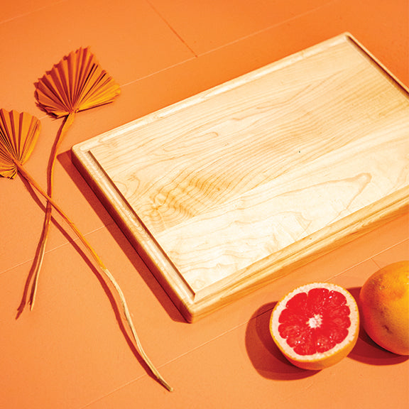 Solid Wood Cutting Board (w/ juice groove)